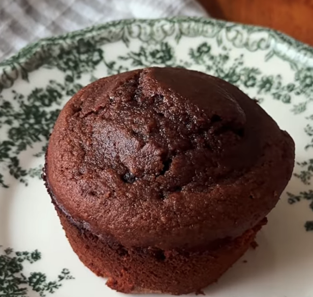 Muffins de chocolate y almendras sin azúcar
